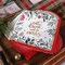 Kate Aspen Christmas Tableware Set - 7” Plate (set of 16), 9” Plate (set of 16), and Napkin (set of 30)